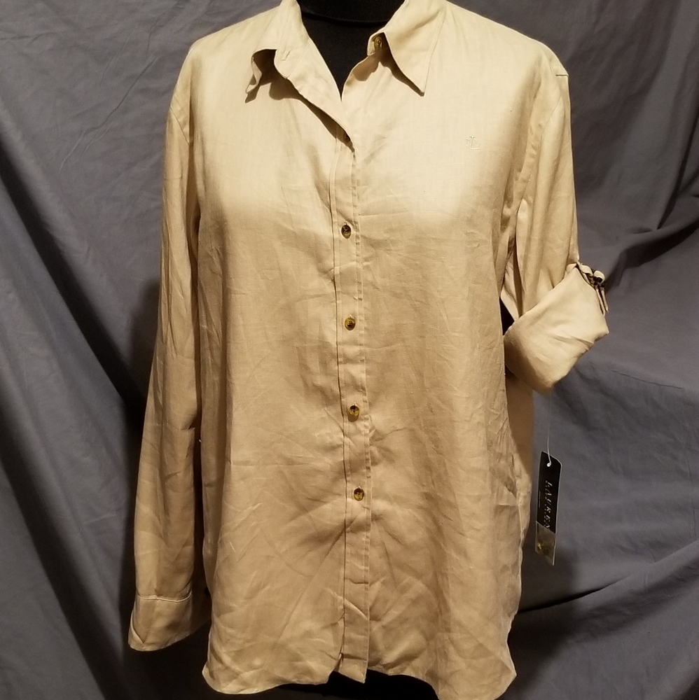 Ralph Lauren linen blouse